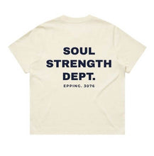 SOUL STRENGTH DEPT EPPING Womens Box Ecru Tshirt