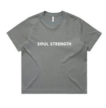 SOUL STRENGTH FLAME Womens Box Shadow Tshirt