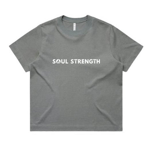 SOUL STRENGTH FLAME Womens Box Shadow Tshirt