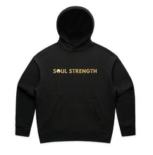 SOUL STRENGTH Womens STRENGTH Relax Black Hoodie