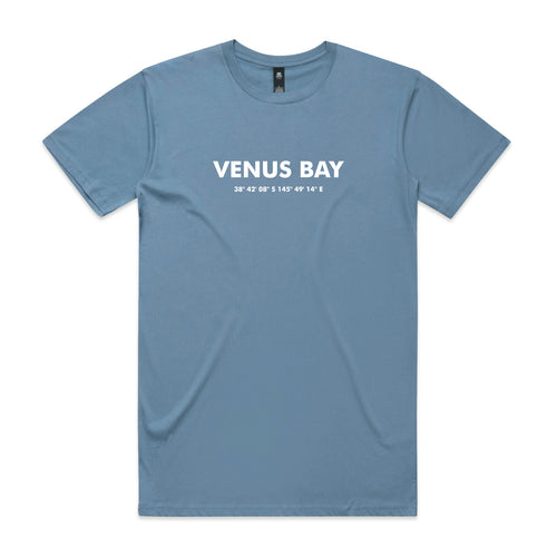 VENUS BAY ZERO IN FOG BLUE UNISEX TSHIRT