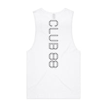 CLUB 88 Members Mens Barnard White Singlet