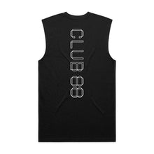 CLUB 88 Members Mens Classic Black Singlet