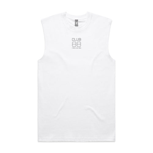 CLUB 88 Members Mens Classic White Singlet