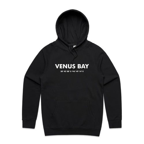 VENUS BAY ZERO IN BLACK UNISEX HOODIE