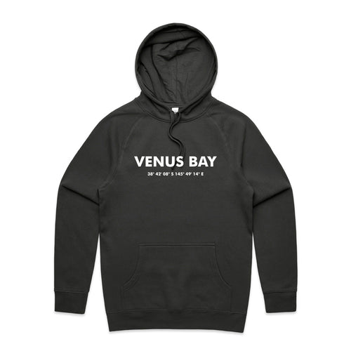 VENUS BAY ZERO IN CHARCOAL UNISEX HOODIE
