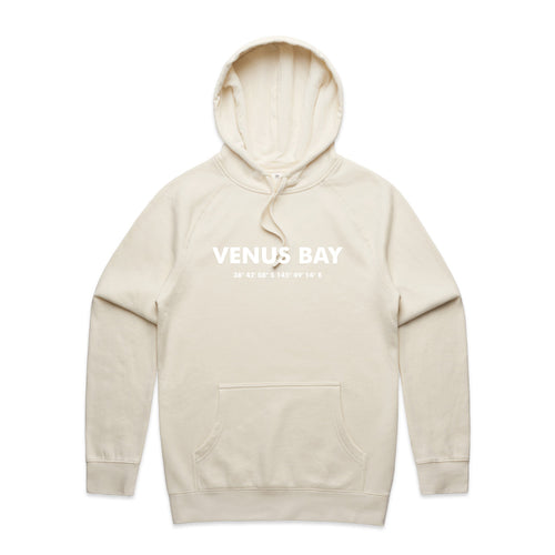 VENUS BAY ZERO IN ECRU UNISEX HOODIE