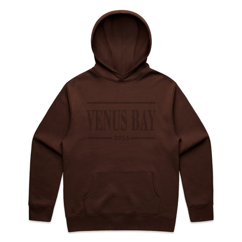 VENUS BAY HERITAGE CHESTNUT EMBROIDERED UNISEX HOODIE