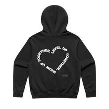 CLUB 88 Members Mens HEART Box Black/White Hoodie