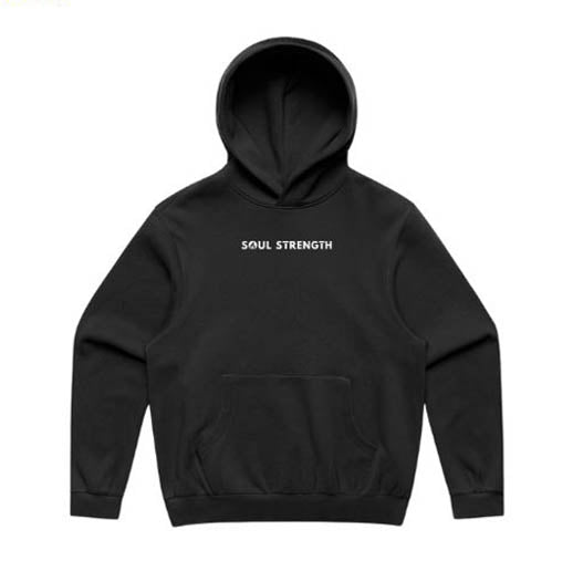 SOUL STRENGTH DEPT DROMANA Mens Box Black Hoodie