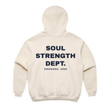 SOUL STRENGTH DEPT DROMANA Womens Box Ecru Hoodie