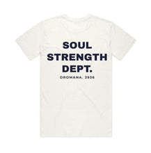 SOUL STRENGTH DEPT DROMANA Mens Staple Natural Tshirt