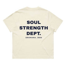 SOUL STRENGTH DEPT DROMANA Womens Box Ecru Tshirt