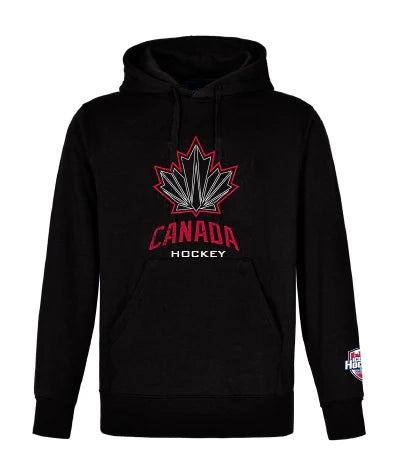 PRE-ORDER - IHC26 Canada Hockey VINTAGE Black Hoodie