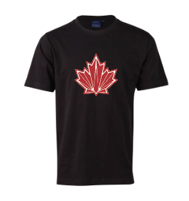 PRE-ORDER - IHC26 Canada Red Maple Black Tshirt (ONLINE EXCLUSIVE)
