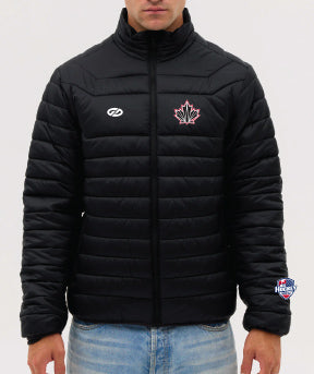 PRE-ORDER - IHC26 Canada Hockey Black Puffer Jacket