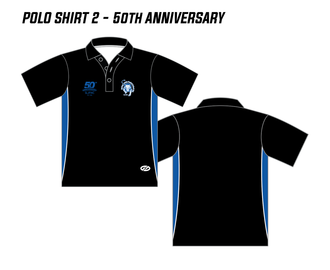 SUNBURY LIONS JFNC 50th ANNIVERSARY POLO