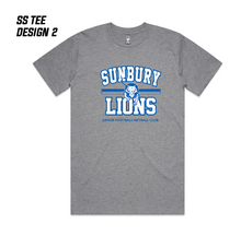 SUNBURY LIONS JFNC GREY SS TEE - D2