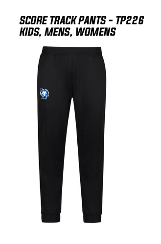 SUNBURY LIONS JFNC BLACK TRACK PANT - TP226