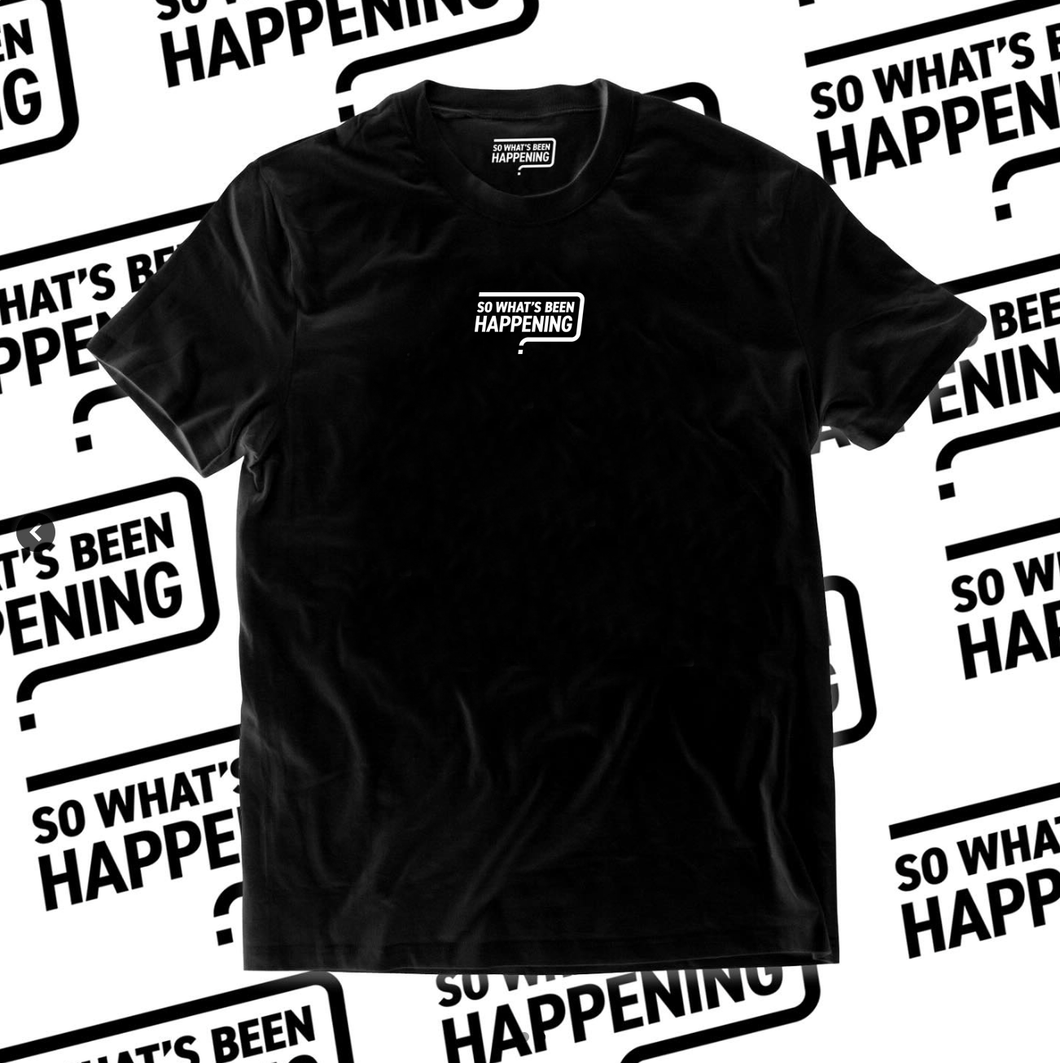 SWBH SMALL LOGO BLACK TEE