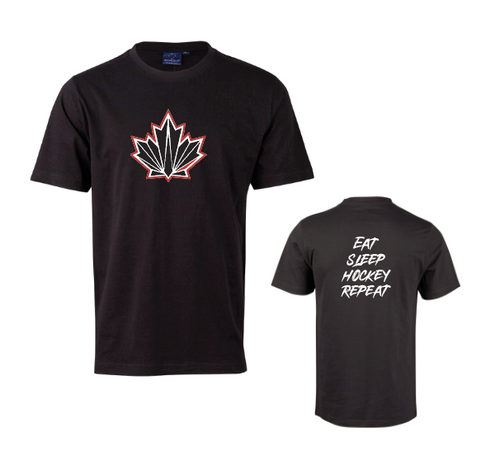 PRE-ORDER - IHC26 Canada Slogan Black Tshirt