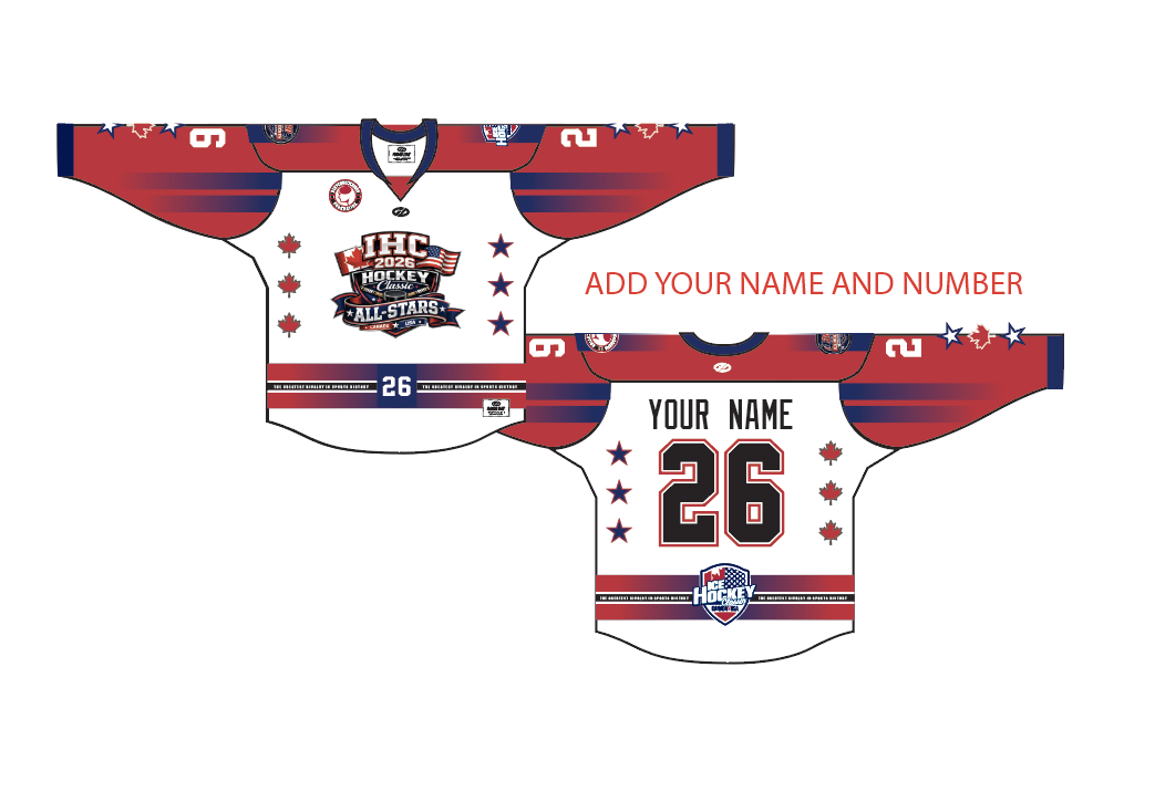 2026 IHC ALL STAR TEAM USA/CANADA JERSEY (CUSTOM PRE-ORDER)