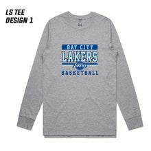 BAY CITY LAKERS GREY LS TEE