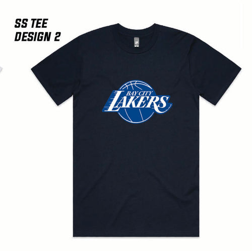 BAY CITY LAKERS NAVY SS TEE