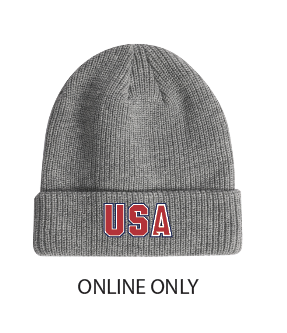 PRE-ORDER - IHC26 USA Hockey Grey Beanie (ONLINE EXCLUSIVE)