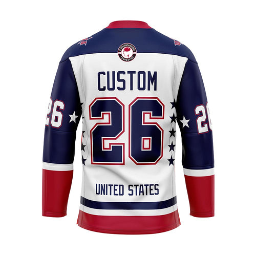 2026 IHC TEAM USA AWAY JERSEY (CUSTOM)